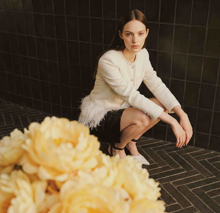 Plume Bijou Feather Jacket