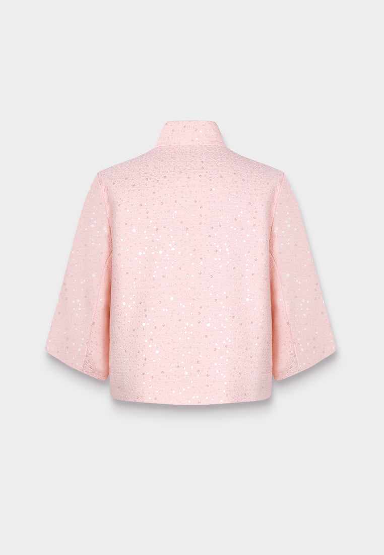 Rose Éclat Sequined Jacket
