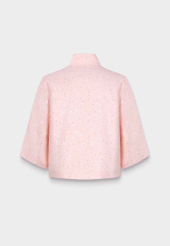 Rose Éclat Sequined Jacket