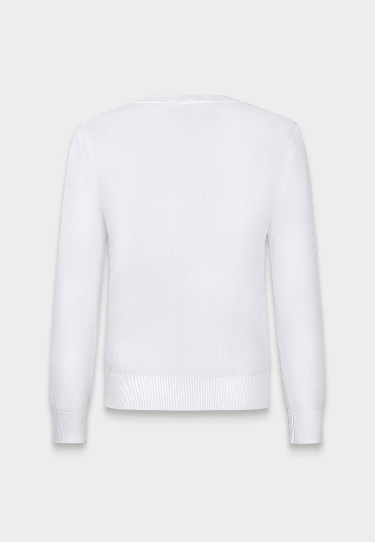 Enchanté Pearl Accent Cardigan