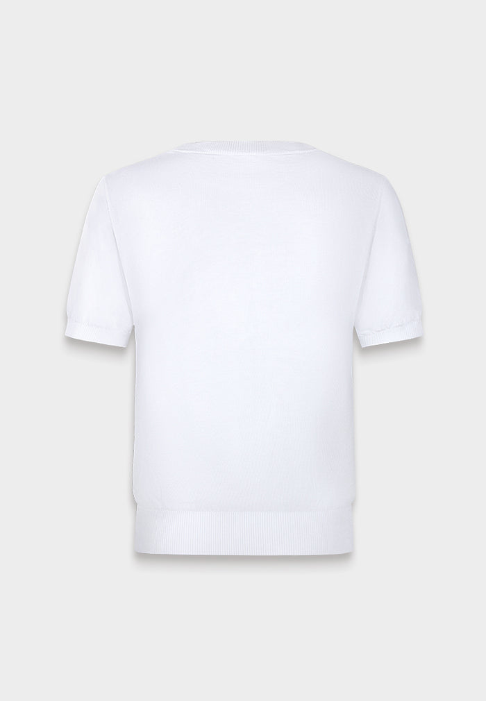 Ivory Sparkle Knit Top