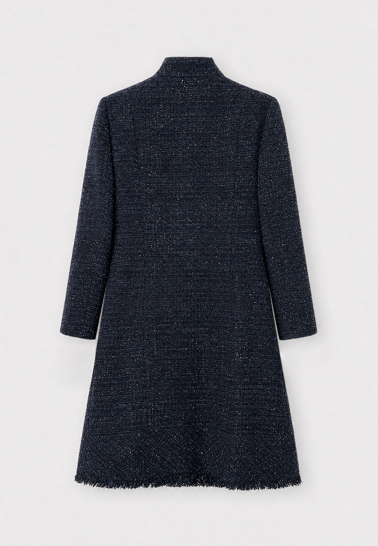 Marine Majesté Tweed Coat