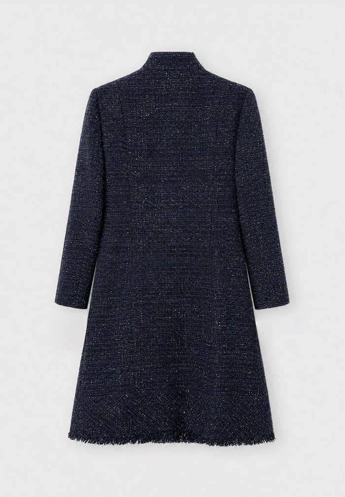 Marine Majesté Tweed Coat