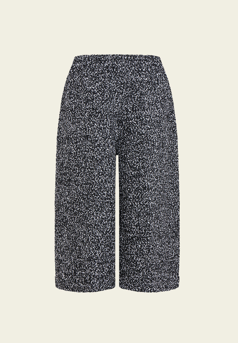 Speckle Knit Bermuda Shorts