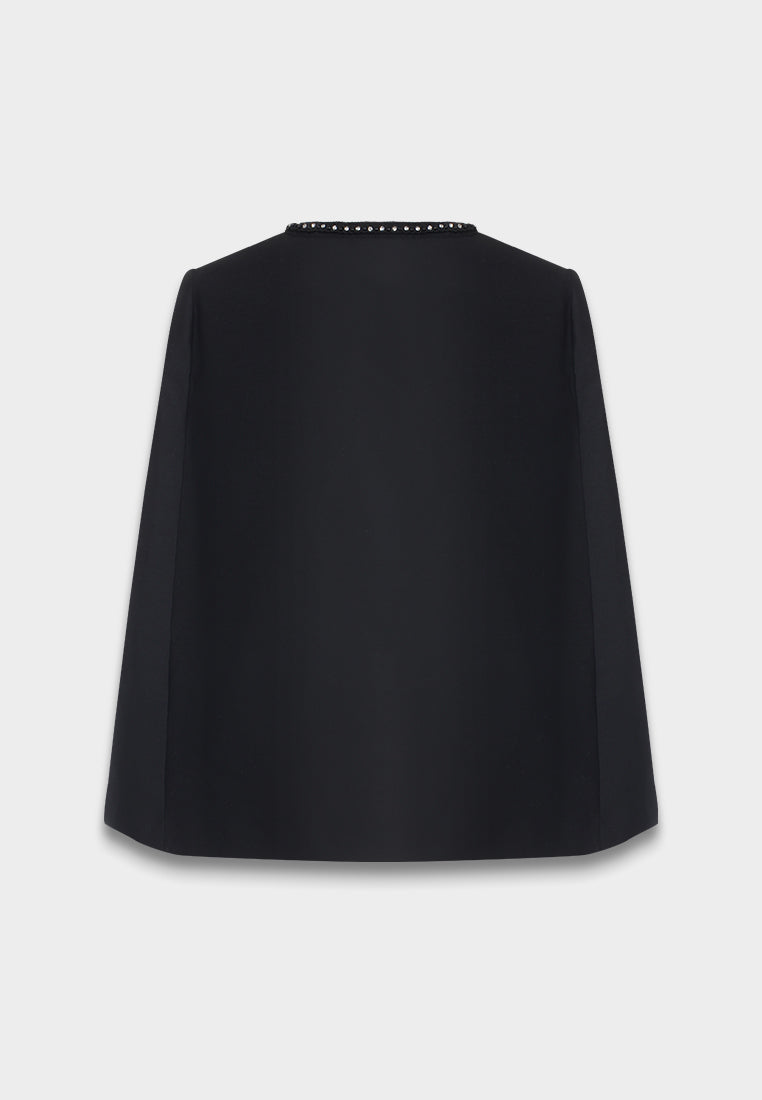 Midnight Elegance Pearl Jacket