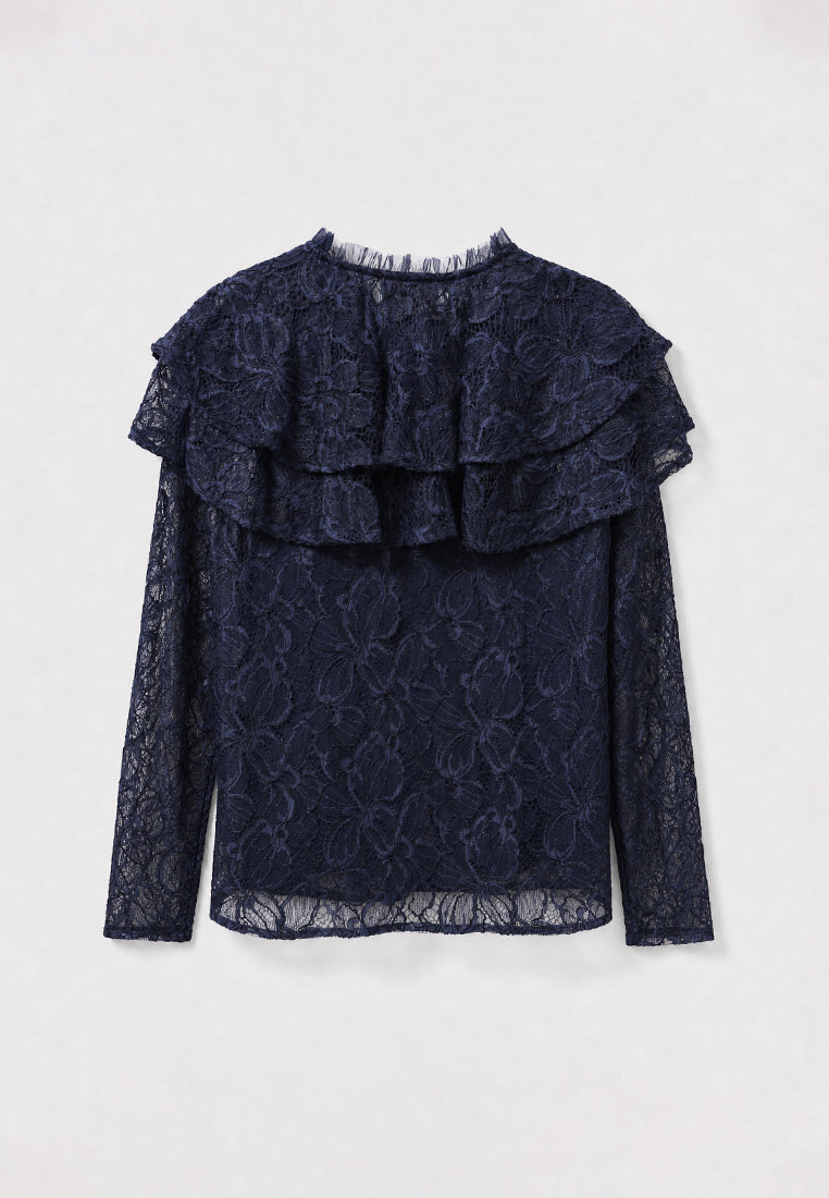 Indigo Florale Aria Blouse