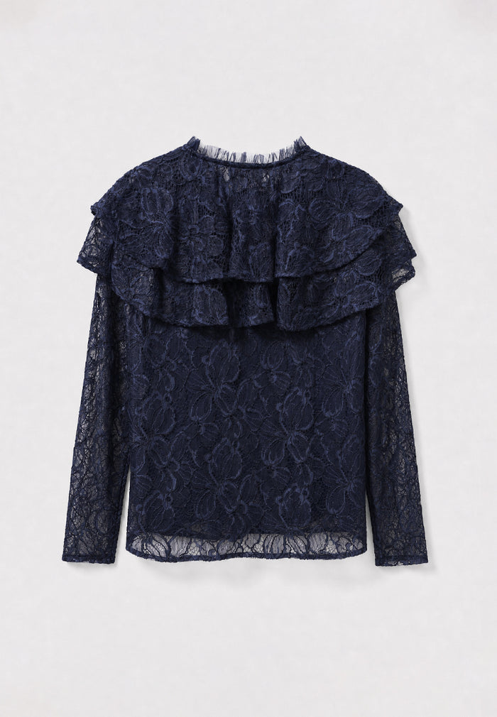 Indigo Florale Aria Blouse