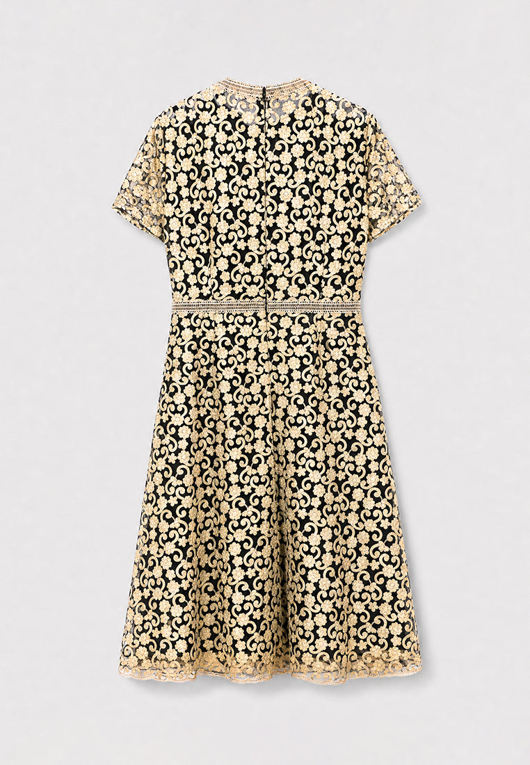 Ébène Doré Arabesque Dress