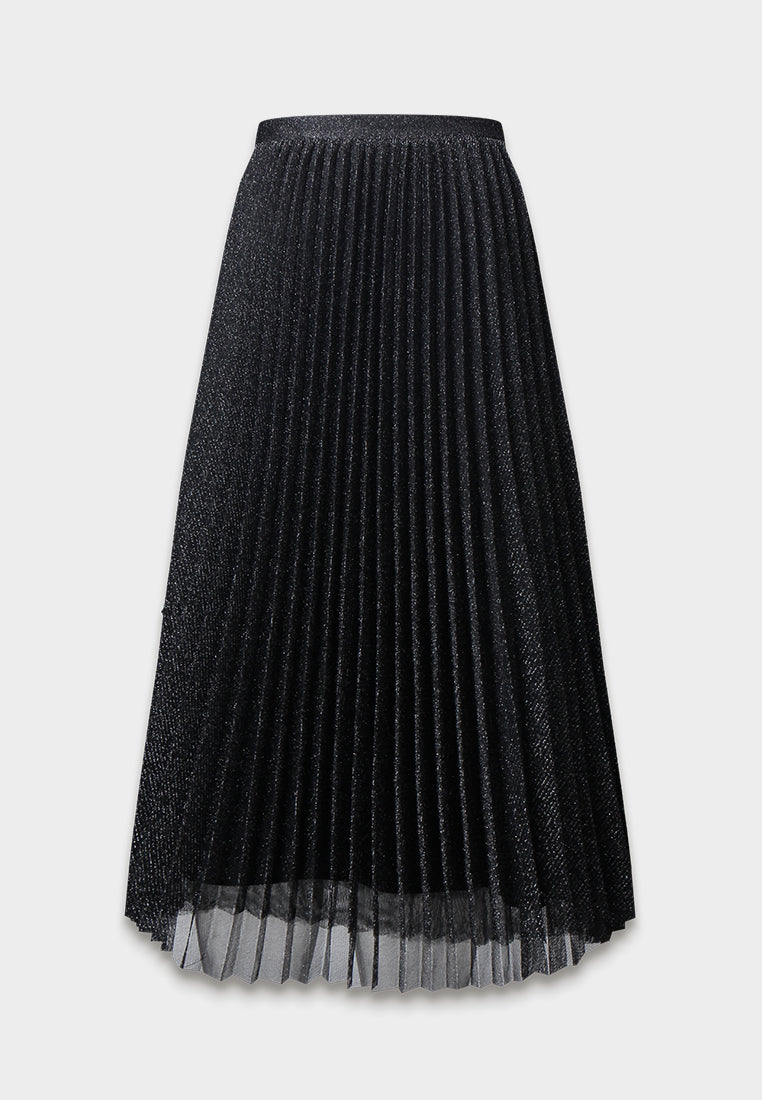 Blush Bloom Pleated Skirt