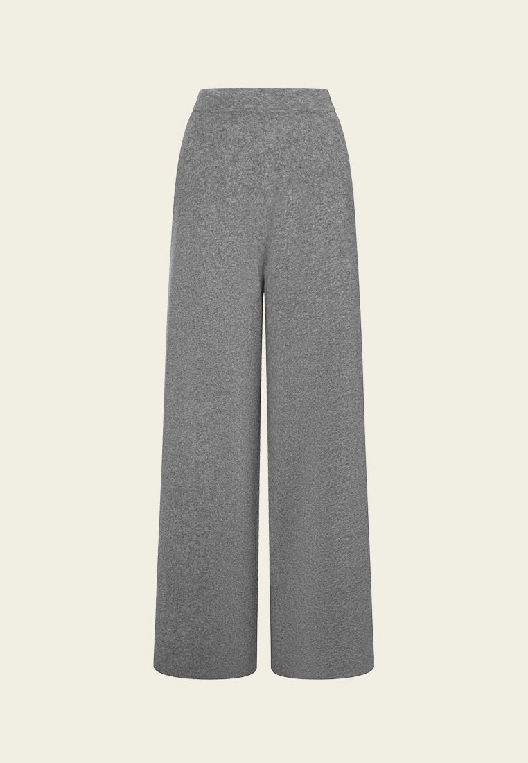 Slit-pocket Knitted Track Pants