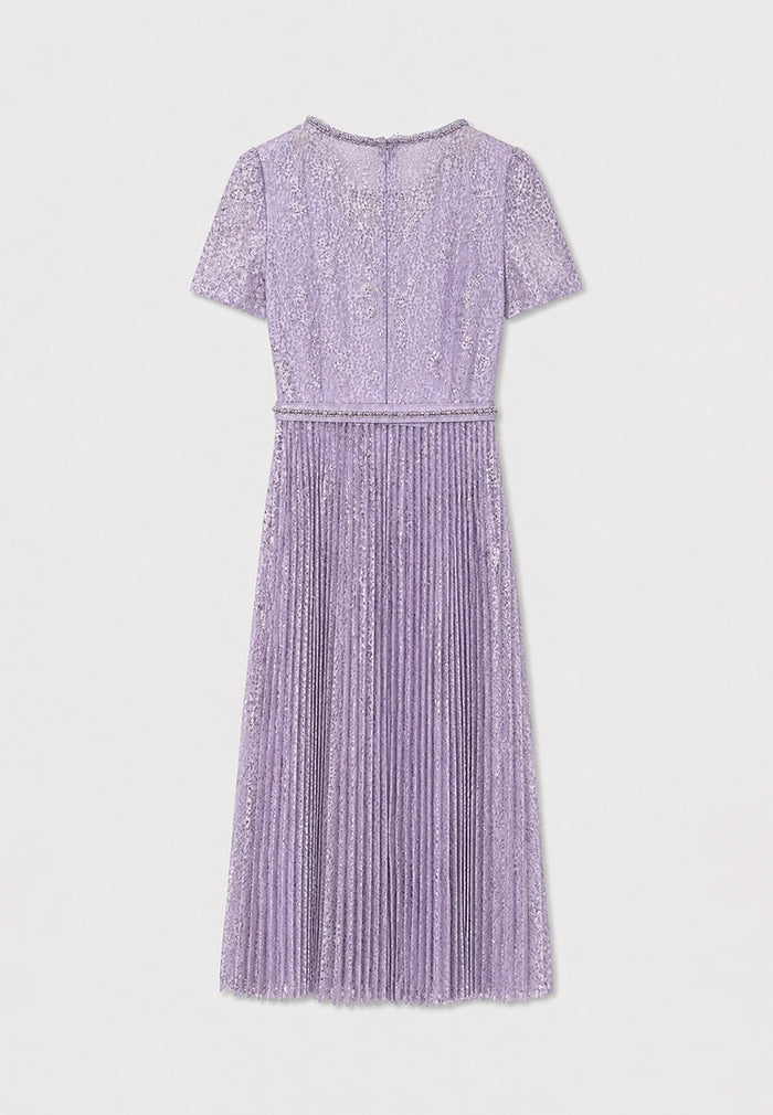 Lavande Florale Lumière Dress