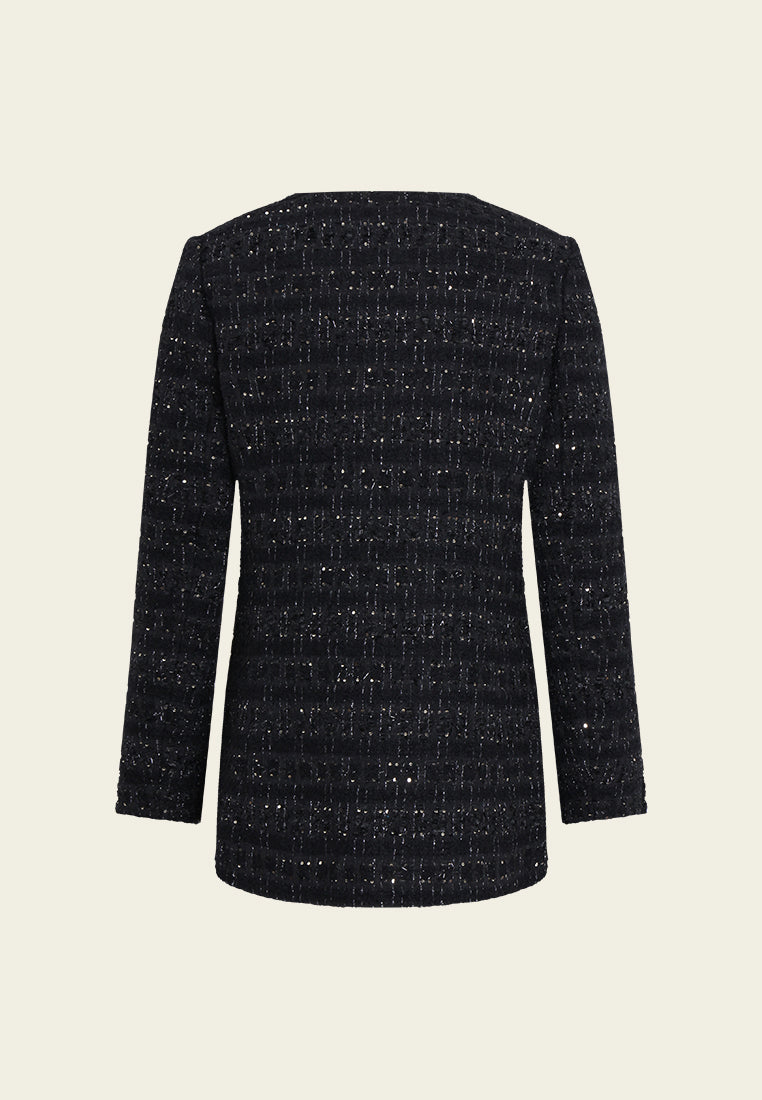 Bijou Grommet Tweed Jacket