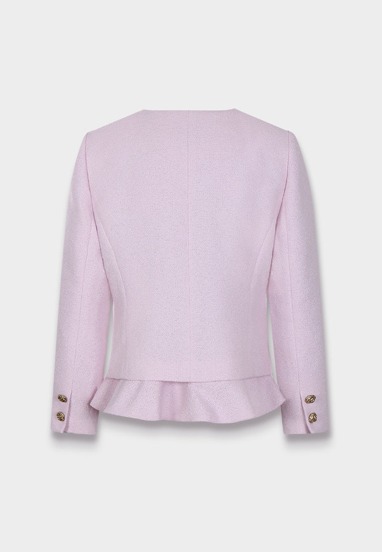 Rose Éclat Embroidered Blazer