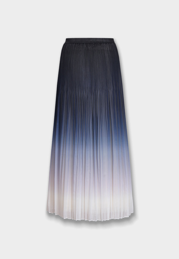 Snowdrop Ombre Pleated Skirt