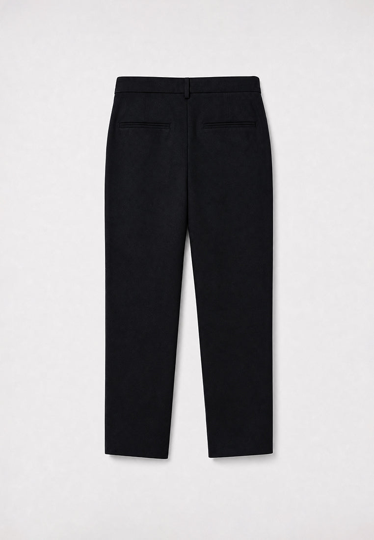 Navy Crêpe Tailleur Trousers