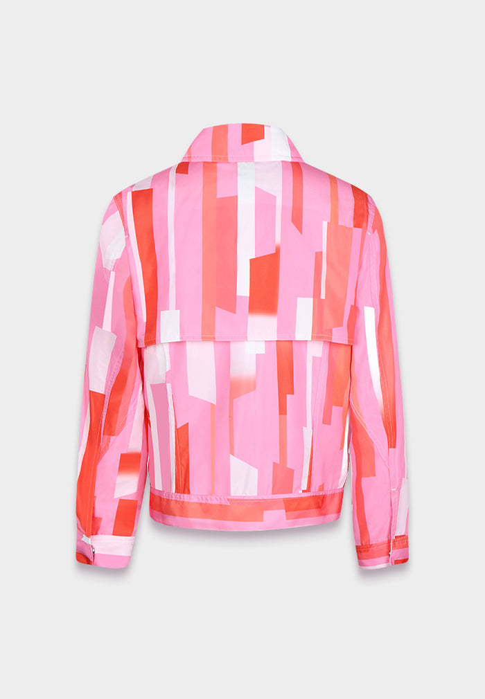 Prism Flow Geometric Jacket