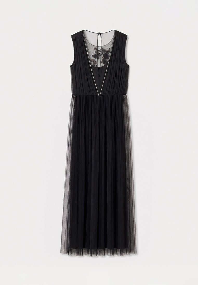 Noir Florale Sérénité Gown