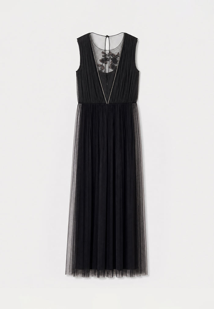 Noir Florale Sérénité Gown