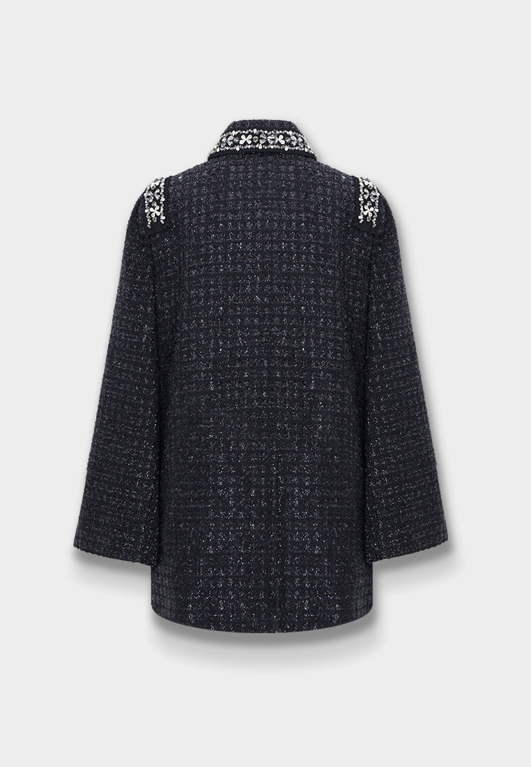 Éclat Cristal Embellished Tweed Jacket