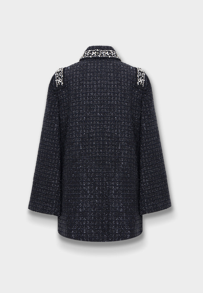 Éclat Cristal Embellished Tweed Jacket