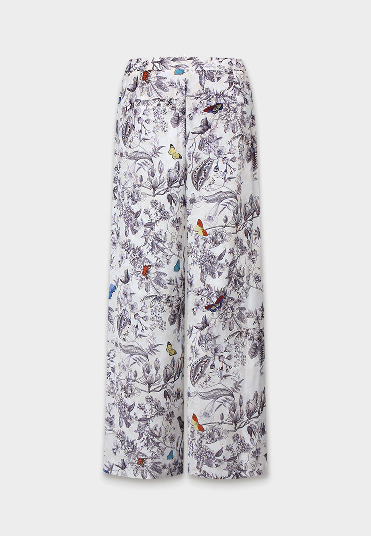 Bluejay Garden Print Pants
