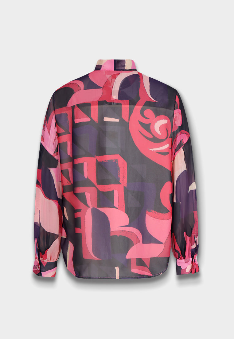 Aurora Flow Bow Blouse