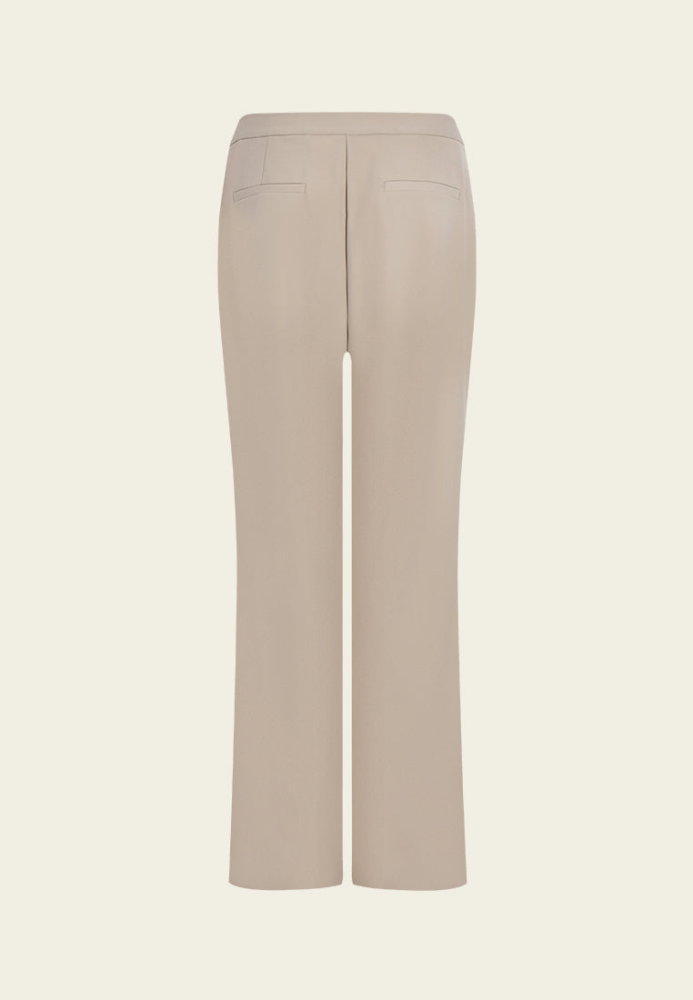 Élan High-Waist Pleated Trousers