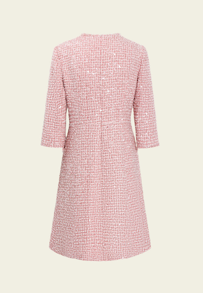 Fleur Pocket Tweed Dress