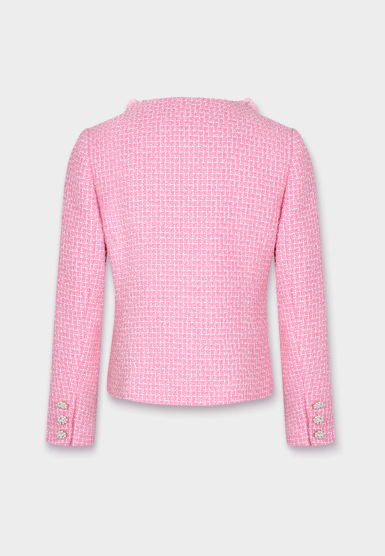 Rose Bloom Tweed Jacket