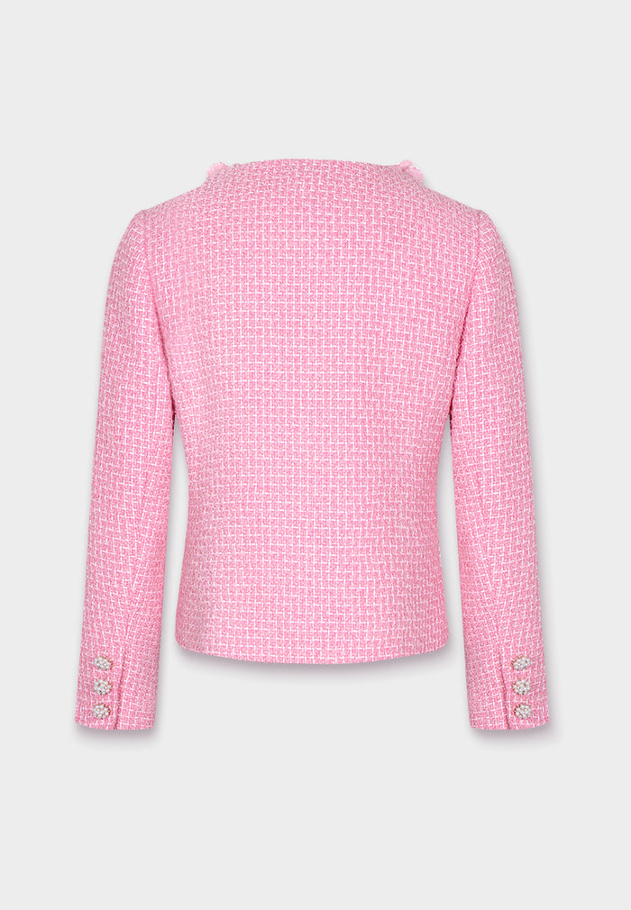Rose Bloom Tweed Jacket