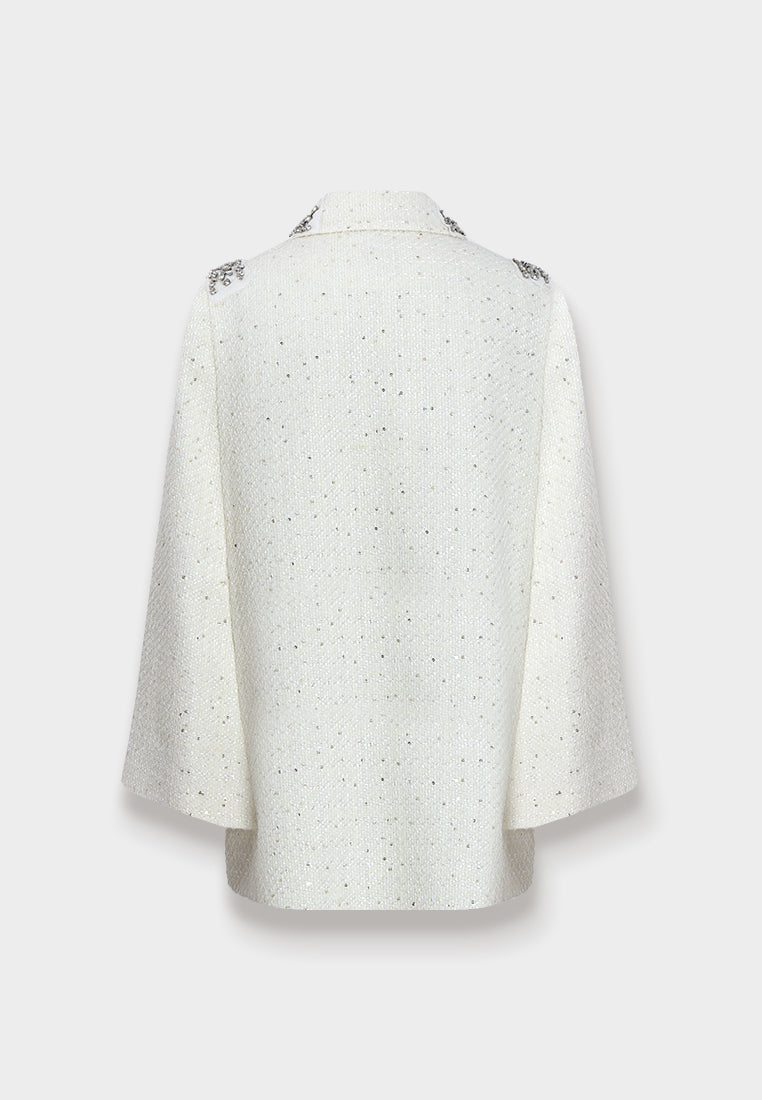 Argenté White Tweed Jacket