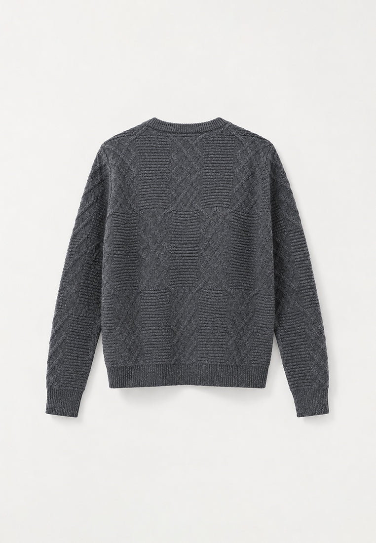 Hortensia Nocturne Embroidered Knit Cardigan