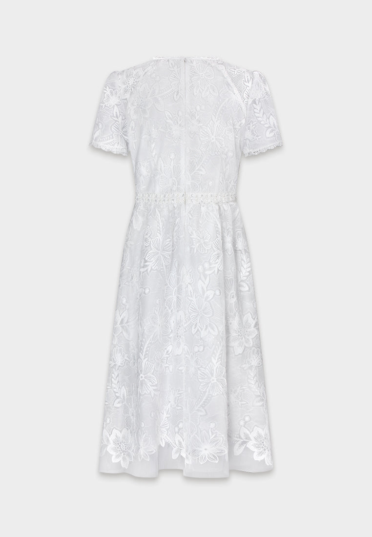Ivory Dentelle Jardin Dress