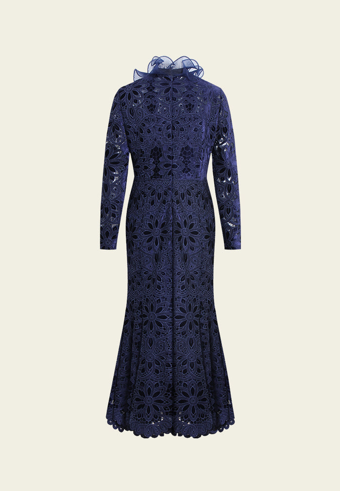 Fleur Noir Lace Dress