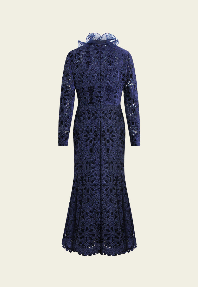 Fleur Noir Lace Dress