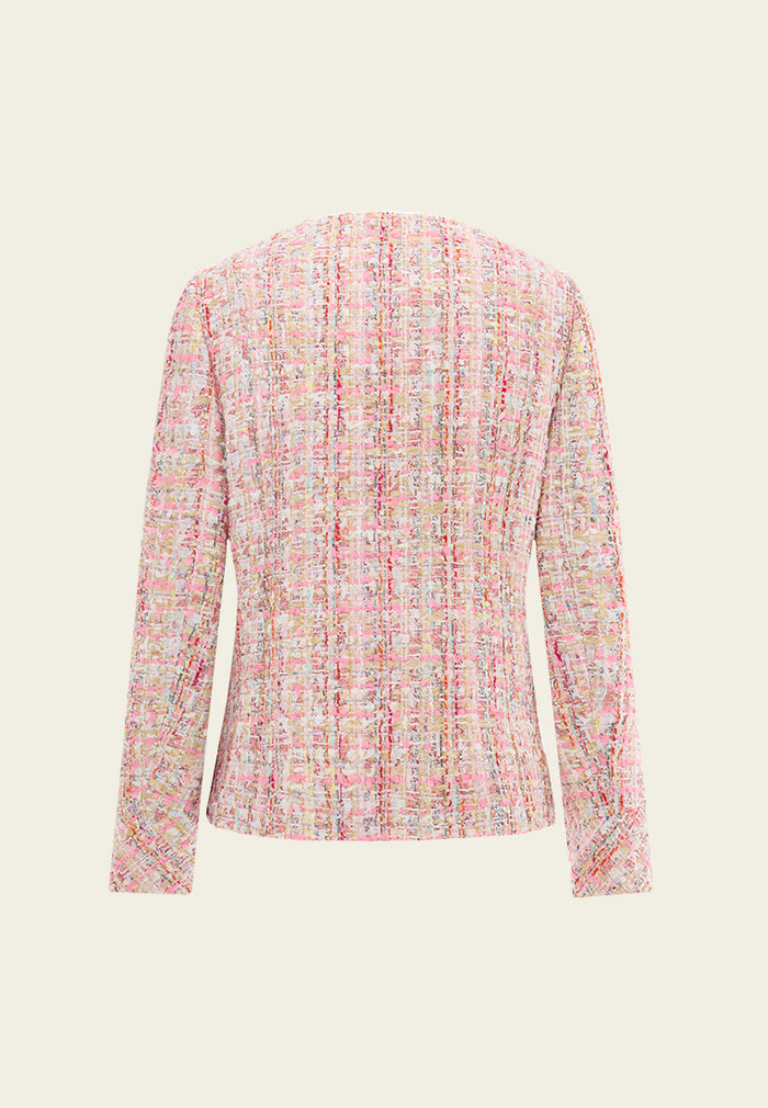 Mixed-media Woven Jacket