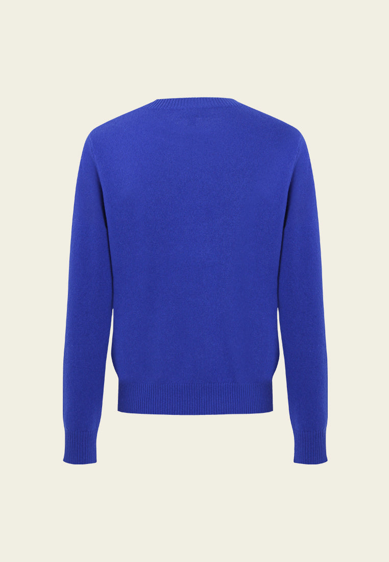 Emblem Embossed Knit Sweater