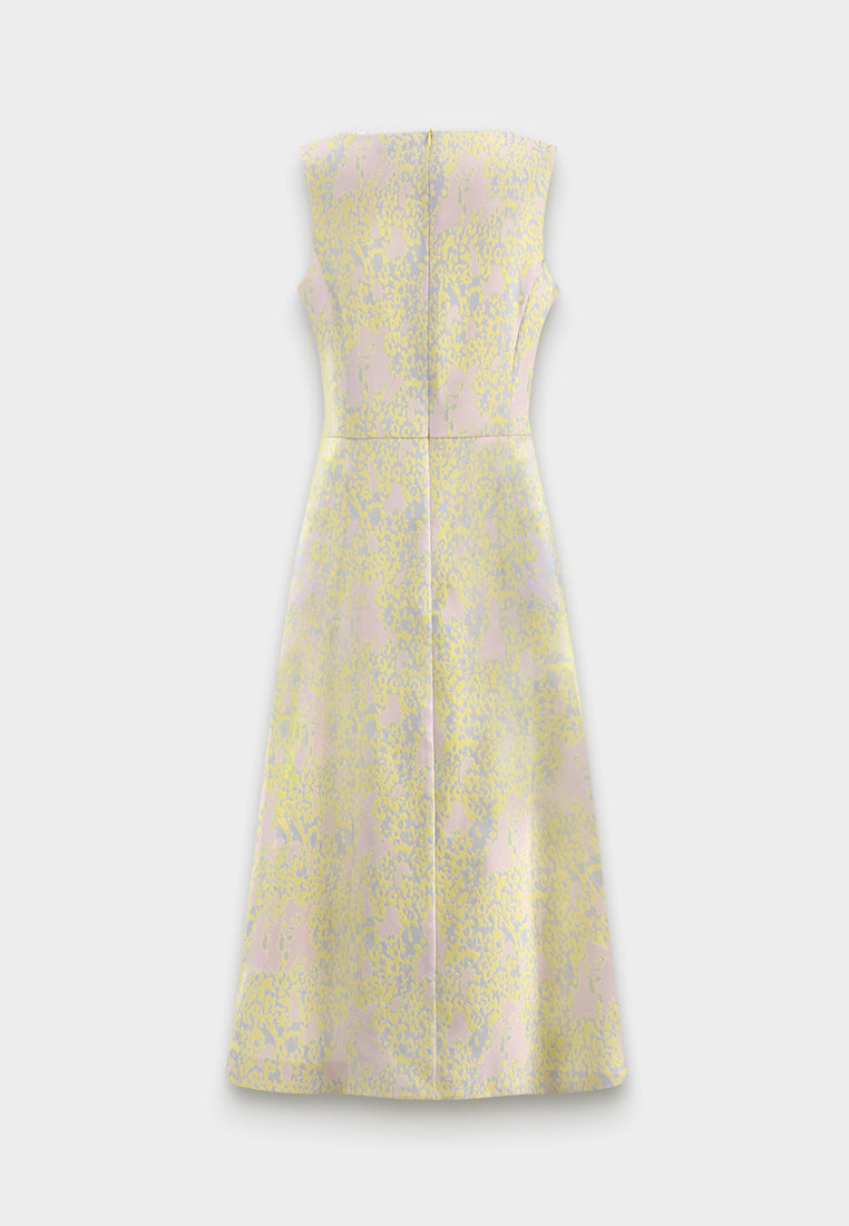 Pastel Abstract Bloom Dress