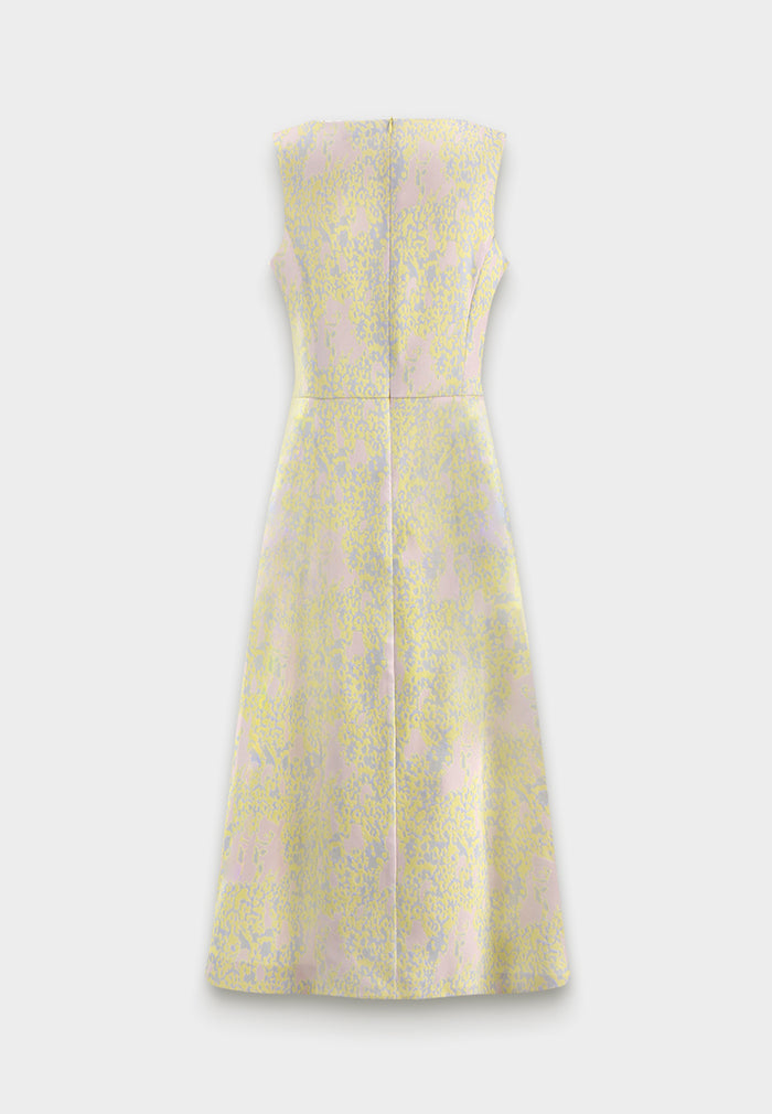 Pastel Abstract Bloom Dress