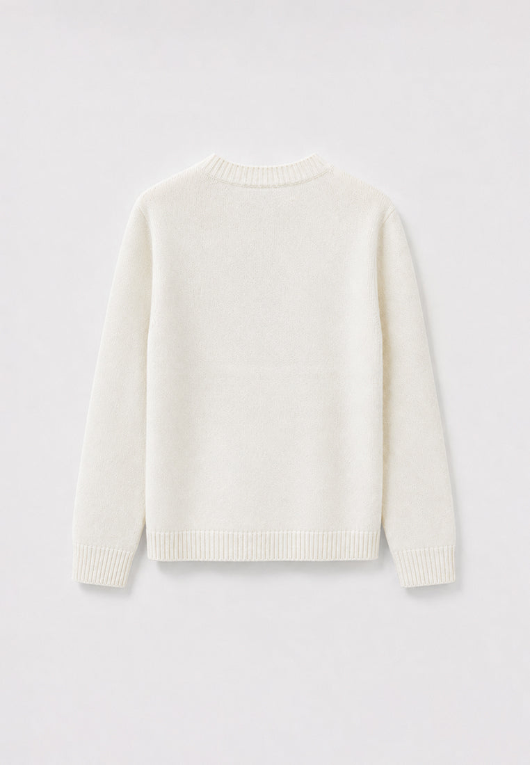 Jardin Enchanté Embroidered Cashmere Sweater