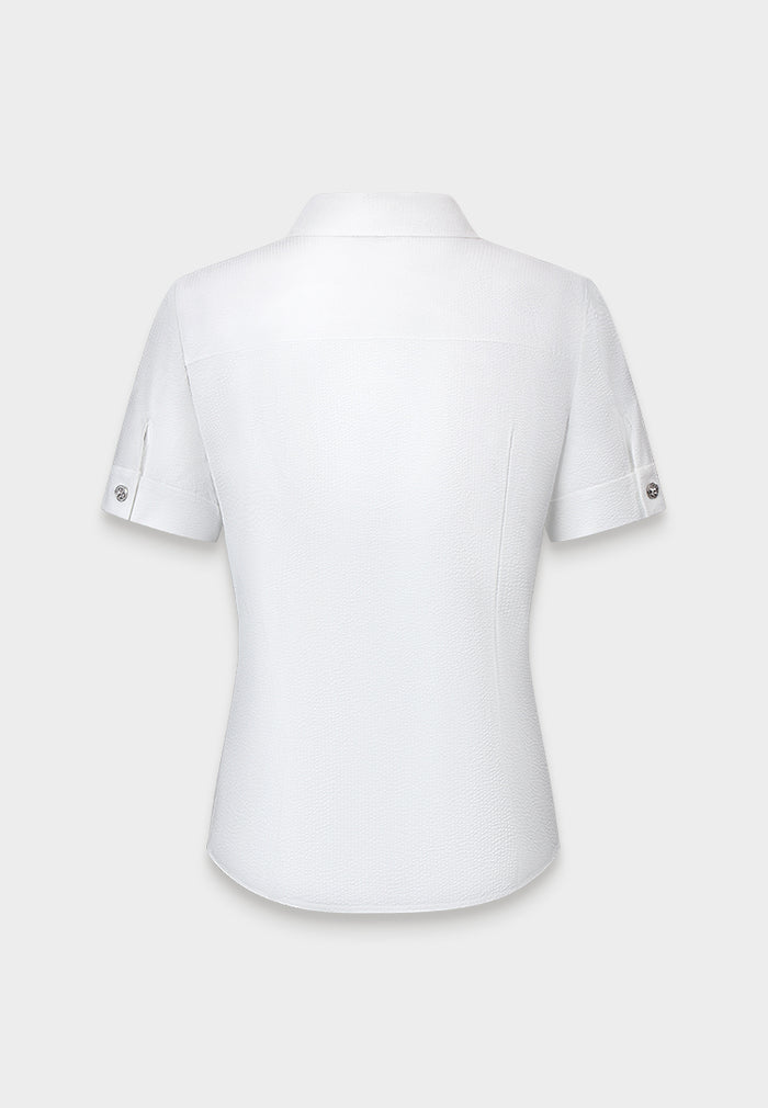 Chroma Blossom Brodé Blouse