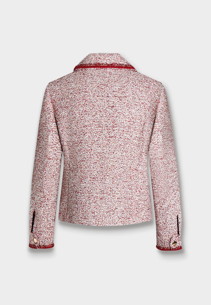 Rouge Tresse Fringe Jacket