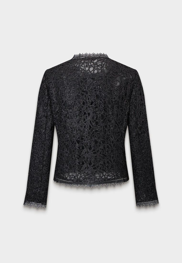 Noir Dentelle Jardin Jacket
