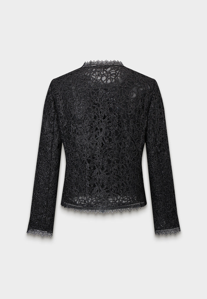 Noir Dentelle Jardin Jacket