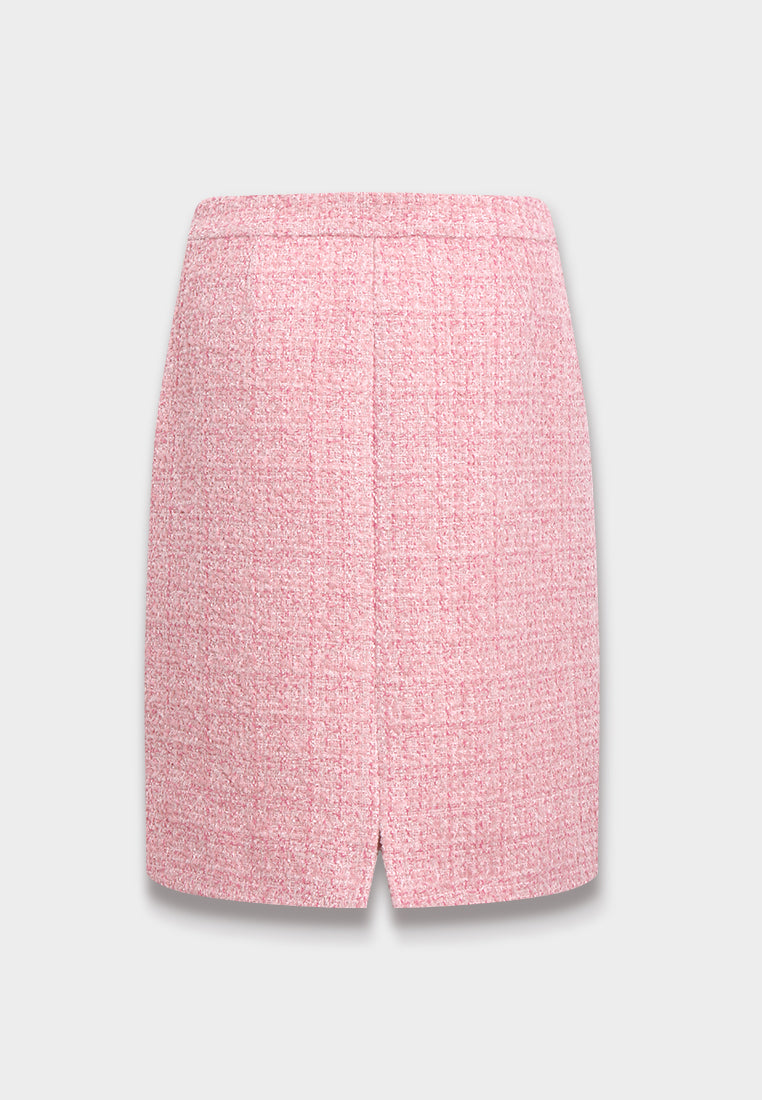 Rose Perle Tweed Skirt