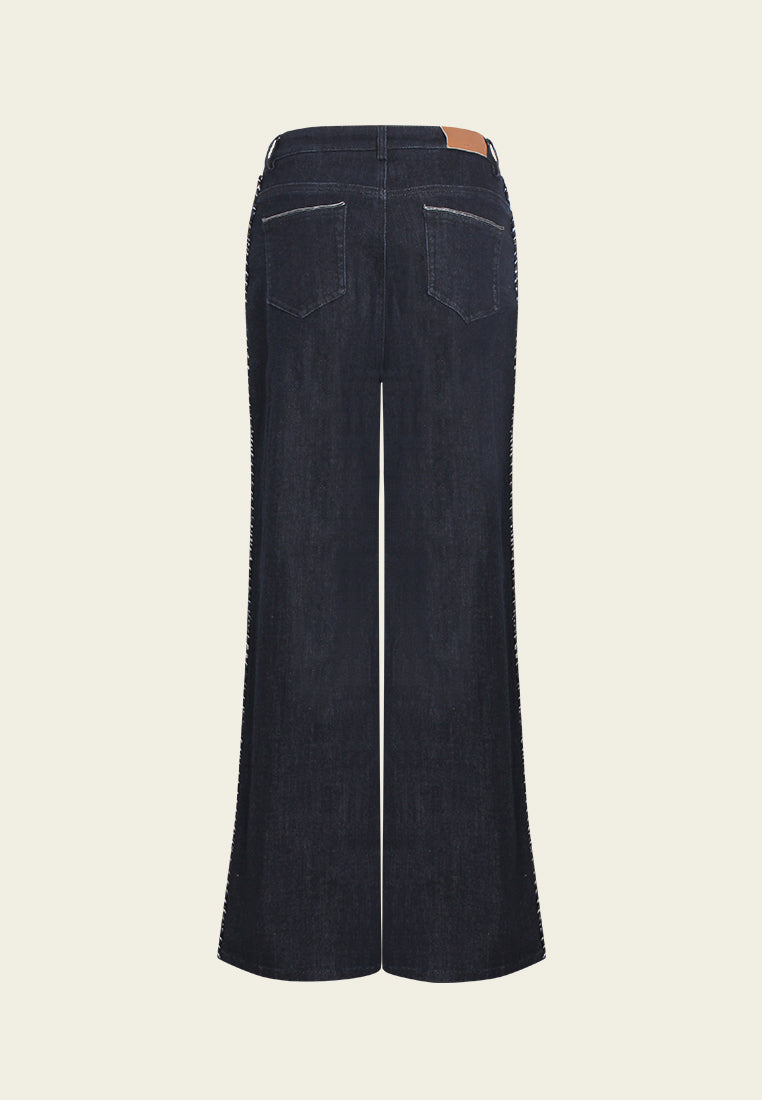 Marais Woven Edge Flare Jean