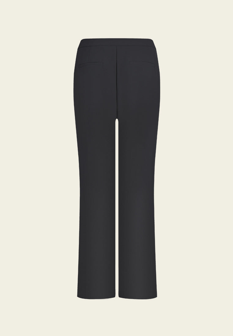 Élan High-Waist Pleated Trousers