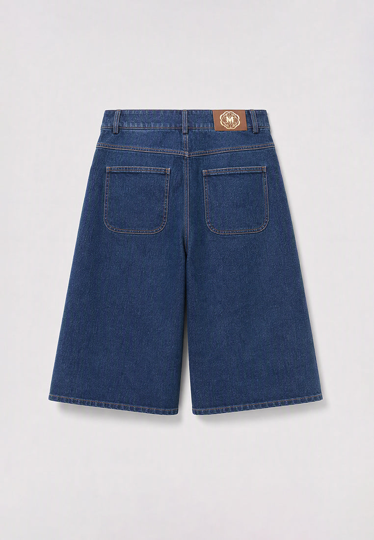 Bleu Denim Classique Shorts