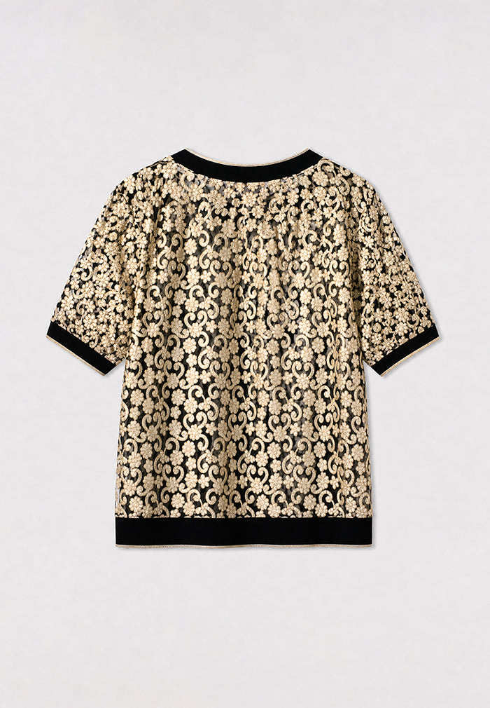 Ébène Doré Arabesque Top