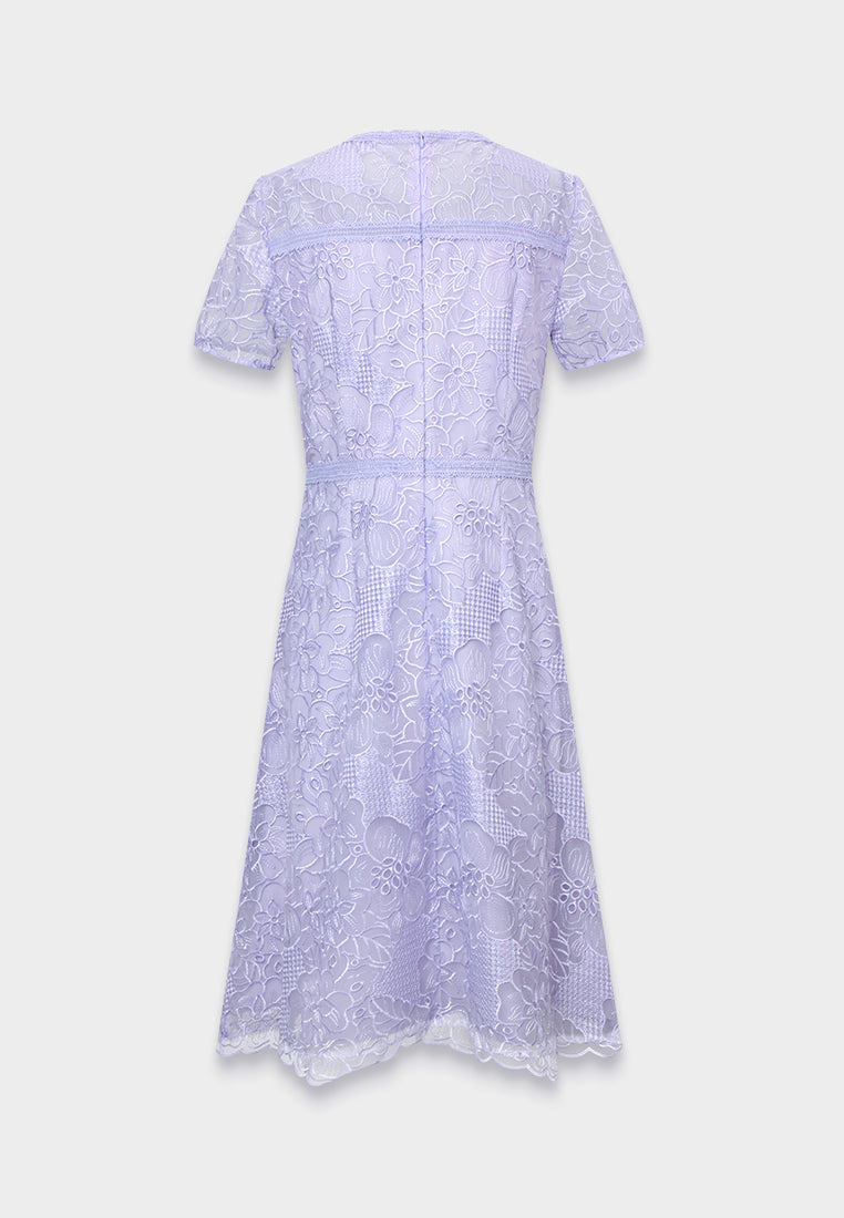 Lavande Dentelle Jardin Dress